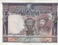 Billetes - EspaÃ±a - Alfonso XIII (1886 - 1931) - 357 - MBC+ - 1925 - 1000 ptas - Num.ref: 425041