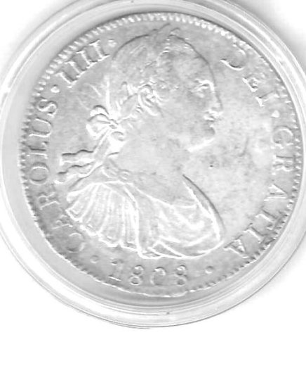 Monedas - EspaÃ±a - Carlos IV (1788 - 1808) - 998 - 1808 - 8 reales - Mexico - Click en la imagen para cerrar