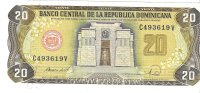 Billetes - America - Rep. Dominicana - 120C - EBC - 1988 - 20 pesos - Num.ref: C493619V