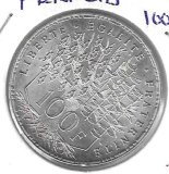 Monedas - Europa - Francia - 951.1 - 1983 - plata - 100 francos