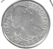 Monedas - EspaÃ±a - Carlos III, Archiduque de Austri - 636 - 1785 - 2 reales - plata - Madrid