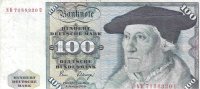 Billetes - Europa - Alemania - 34 - MBC+ - 1980 - 100 marcos - Num.ref: NK7188320U