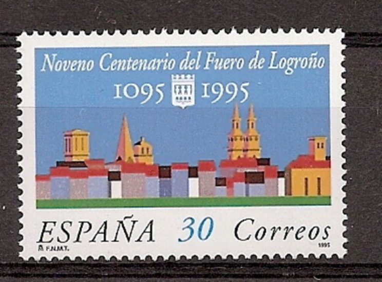 Sellos - Países - España - 2º Cent. (Series Completas) - Juan Carlos I - 1995 - 3338 - ** - Click en la imagen para cerrar