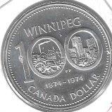 Monedas - America - Canada - 88a - 1974 - dolar - plata