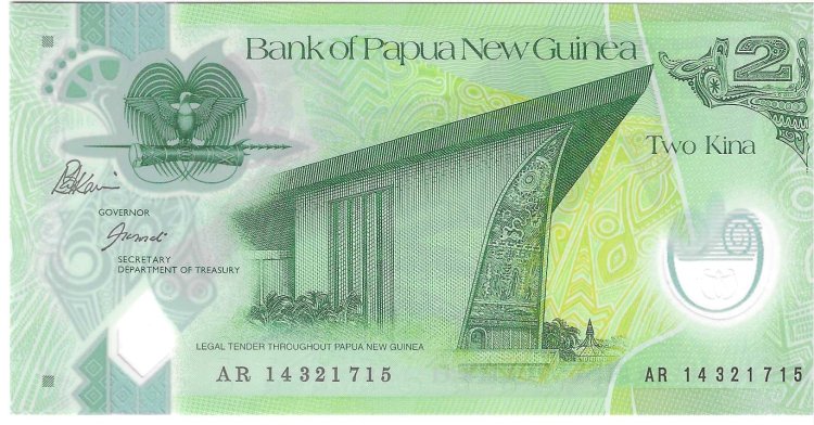 Billetes - Oceania - Papua Nueva Guinea - 28 - SC - 2007 - 2 kina - Num.ref: AR14321715 - Click en la imagen para cerrar
