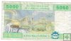 Billetes - Africa - Estados del africa central - 109T - MBC- - 2002 - 5000 francos - Num.ref: 073102721