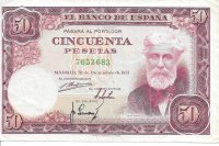 Billetes - EspaÃ±a - Estado EspaÃ±ol (1936 - 1975) - 50 ptas - 482 - MBC - 1951 - Num.ref: 7653683