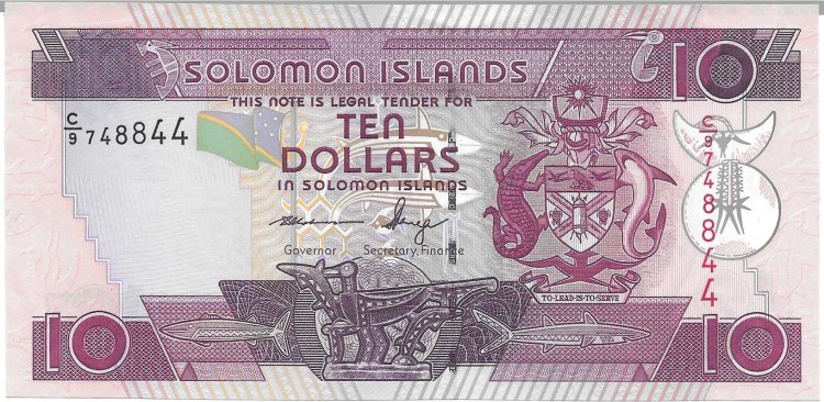 Billetes - Oceania - Islas Salomon - 27 - S/C - 10 Dolares - num ref:748844 - Click en la imagen para cerrar