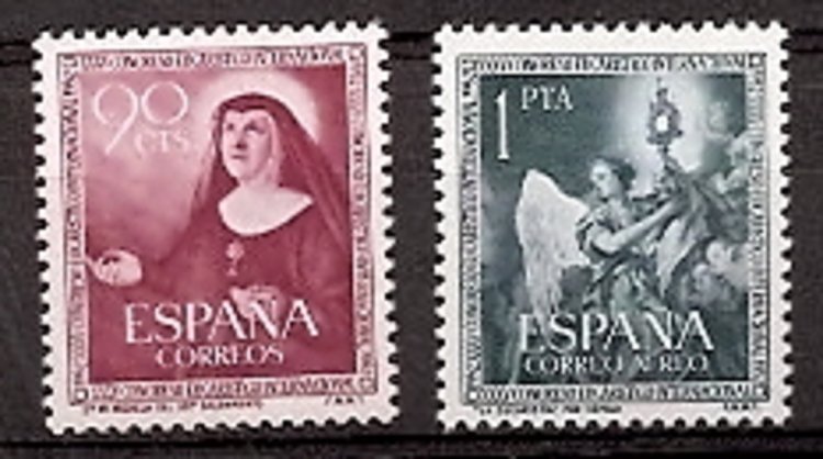 Sellos - Países - España - 2º Cent. (Series Completas) - Estado Español - 1952 - 1116/17 - ** - Click en la imagen para cerrar