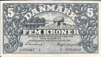 Billetes - Europa - Dinamarca - 30H - ebc - 1942 - 5 coronas - Num.ref: 6976067