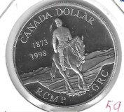 Monedas - America - Canada - 306 - 1998 - dolar - plata