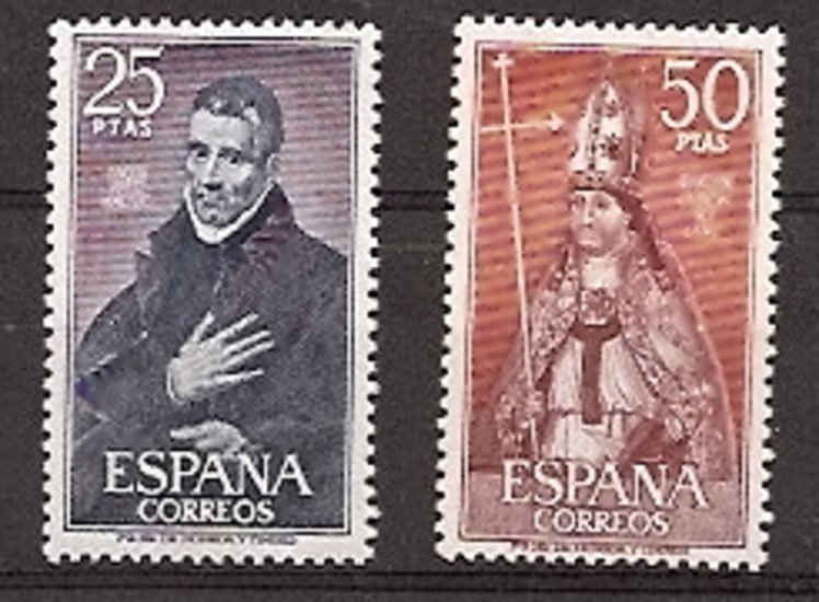 Sellos - Pa&iacute;ses - Espa&ntilde;a - 2&ordm; Cent. (Series Completas) - Estado Espa&ntilde;ol - 1970 - 1961/62 - ** - Click en la imagen para cerrar