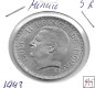 Monedas - Europa - Monaco - 122 - 1943 - 5 francos