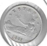 Monedas - EspaÃ±a - Gobierno Provisional - 34 - 1869*6*9 - 50 ct - plata