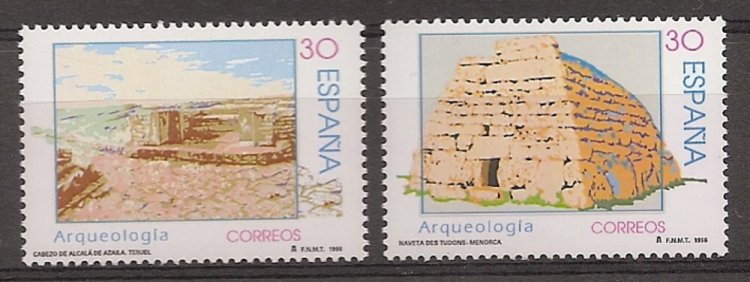 Sellos - Países - España - 2º Cent. (Series Completas) - Juan Carlos I - 1996 - 3448/49 - ** - Click en la imagen para cerrar