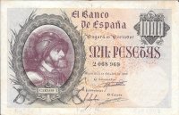 Billetes - España - Estado Español (1936 - 1975) - 1000 ptas - 512 - MBC+ - Año 1940 - num ref: 2068969