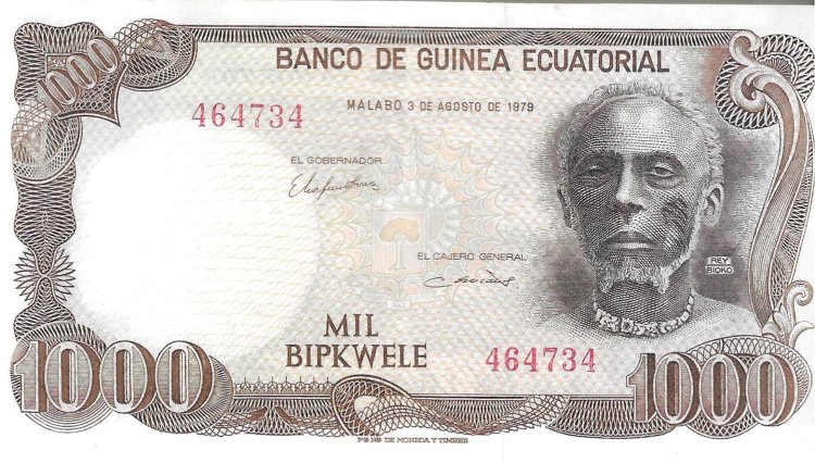 Billetes - Africa - Guinea ecuatorial - 16 - SC - 1979 - 1000 bipkwele - Num.ref: 464734 - Click en la imagen para cerrar