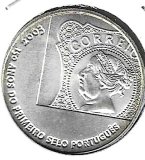 Monedas - Euros - 5Â€ - Portugal - 749 - SC - 2003 - 150 Aniversario sello portugues