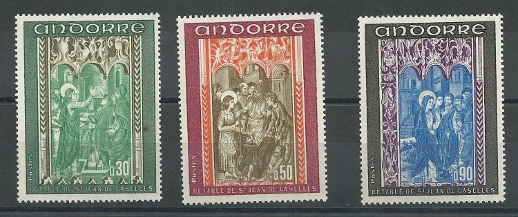 Andorra - Correo Francés - Series completas - ** - 1971 - 235/37 - Click en la imagen para cerrar