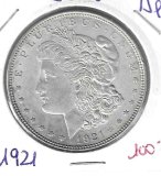 Monedas - America - Estados Unidos - 110 - 1921 - Dolar - Plata