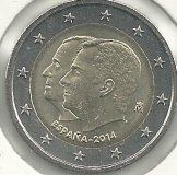 Monedas - Euros - 2&euro; - España - sc - 2014 - Felipe VI