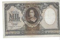 Billetes - EspaÃ±a - Estado EspaÃ±ol (1936 - 1975) - 1000 ptas - 511 - MBC+ - 1938 - Num.ref: A1227477