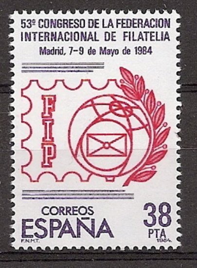 Sellos - Países - España - 2º Cent. (Series Completas) - Juan Carlos I - 1984 - 2755 - ** - Click en la imagen para cerrar