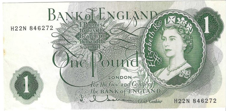 Billetes - Europa - Gran BretaÃ±a - 374C - MBC+ - pound - Num.ref: H22N846272 - Click en la imagen para cerrar