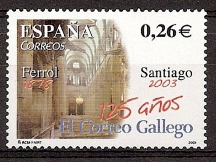 Sellos - Países - España - 2º Cent. (Series Completas) - Juan Carlos I - 2003 - 4011 - ** - Click en la imagen para cerrar
