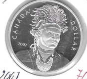 Monedas - America - Canada - 653a - 2007 - dolar - plata