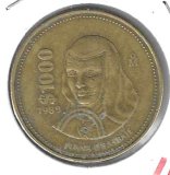 Monedas - America - Mexico - 536 - 1989 - 1000 pesos