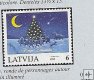N - Navidad - Letonia - ** - 375/8