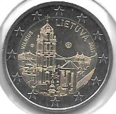 Monedas - Euros - 2€ - Lituania - Año 2017 - Vilnius