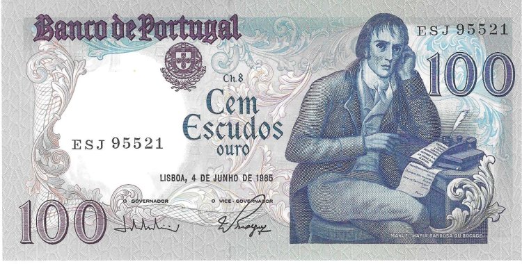 Billetes - Europa - Portugal - 178e - SC - 1985 - 100 escudos - Num.ref: ESJ95521 - Click en la imagen para cerrar