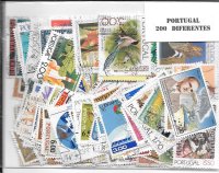 Sellos - Paqueteria - Paises - Europa - Portugal - - 200 sellos diferentes