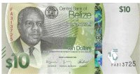 Billetes - America - Belize - 75 - SC - 2025 - 10 dolares - Num.ref: FA313725