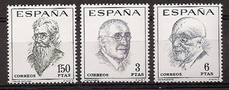 Sellos - Países - España - 2º Cent. (Series Completas) - Estado Español - 1966 - 1758/60 - ** - Click en la imagen para cerrar