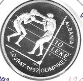Monedas - Europa - Albania - 70 - 1992 - 10 leke - plata