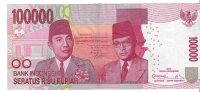 Billetes - Asia - Indonesia - 153 - MBC - 2013 - 100000 rupias - Num.ref: JLA918426