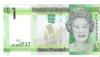 Billetes - Europa - Jersey - 32B - SC - 2010 - 1 pound - Num.ref: HF686738