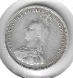 Monedas - Europa - Gran BretaÃ±a - 761 - 1887 - Shilling - plata