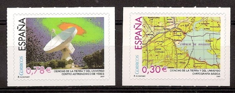 Sellos - Países - España - 2º Cent. (Series Completas) - Juan Carlos I - 2007 - 4314/15 - ** - Click en la imagen para cerrar