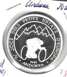 Monedas - Europa - Andorra - 67 - 1991 - 20 diner - plata - PROOF