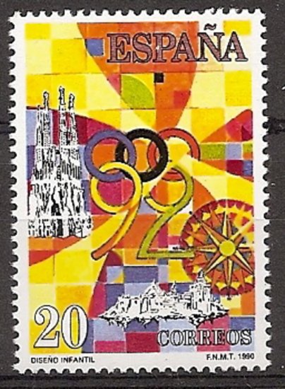 Sellos - Países - España - 2º Cent. (Series Completas) - Juan Carlos I - 1990 - 3047 - ** - Click en la imagen para cerrar