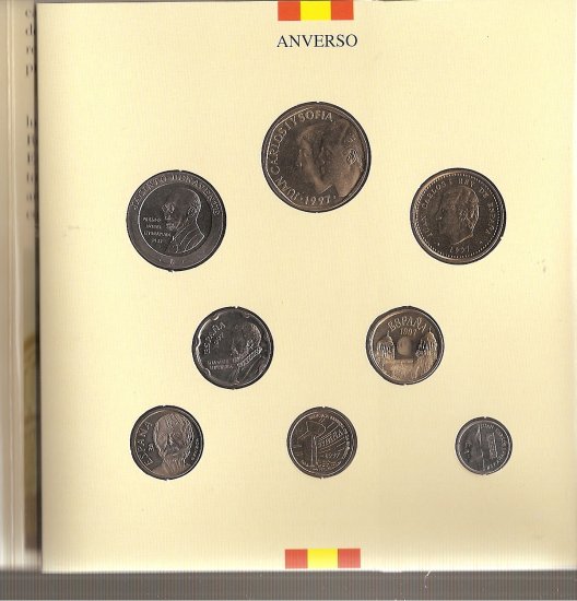 España - Juan Carlos I (pesetas) - Estuches oficiales - Año 1997 - colección anual - Click en la imagen para cerrar