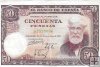 Billetes - EspaÃ±a - Estado EspaÃ±ol (1936 - 1975) - 50 ptas - 483 - MBC- - 1951 - Num.ref: C2578006