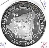 Monedas - America - Nicaragua - 77 - 1991 - cordoba - plata