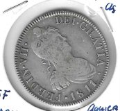 Monedas - EspaÃ±a - Fernando VII (1808 - 1833) - 1033 - 1811 - 4 real - plata - con agujero - CataluÃ±a