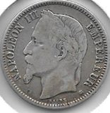 Monedas - Europa - Francia - 806.2 - 1867 - Francos - Plata