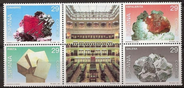 Sellos - Países - España - 2º Cent. (Series Completas) - Juan Carlos I - 1994 - 3283/86 - ** - Click en la imagen para cerrar